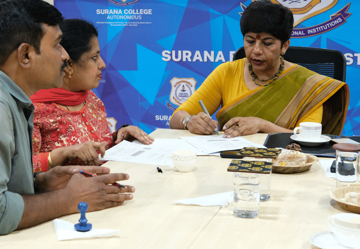 Surana College Bangalore Mou Sign Images photo 6